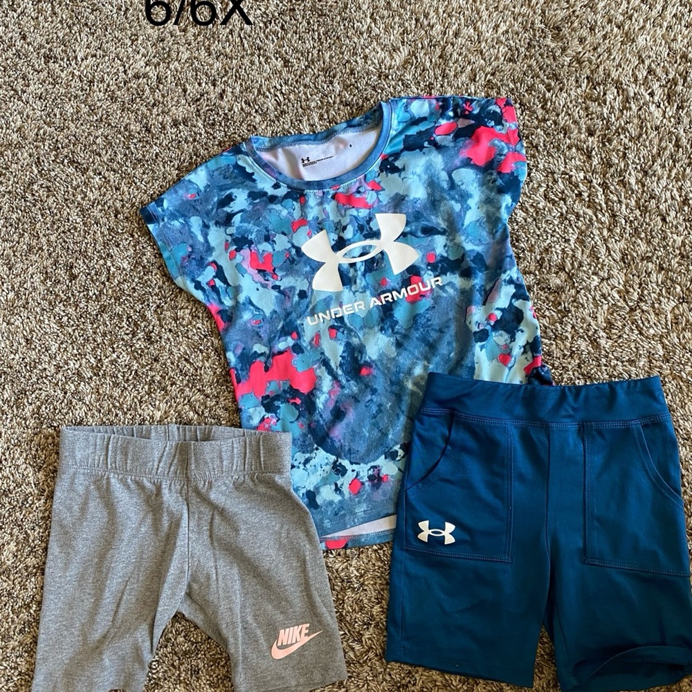 Under Armour Kids' Camo T-Shirt and Shorts Set